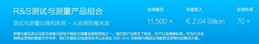 R&S(罗德与施瓦茨)